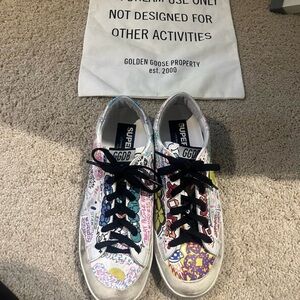 Golden Goose women’s Multicolor Graphic Sneakers